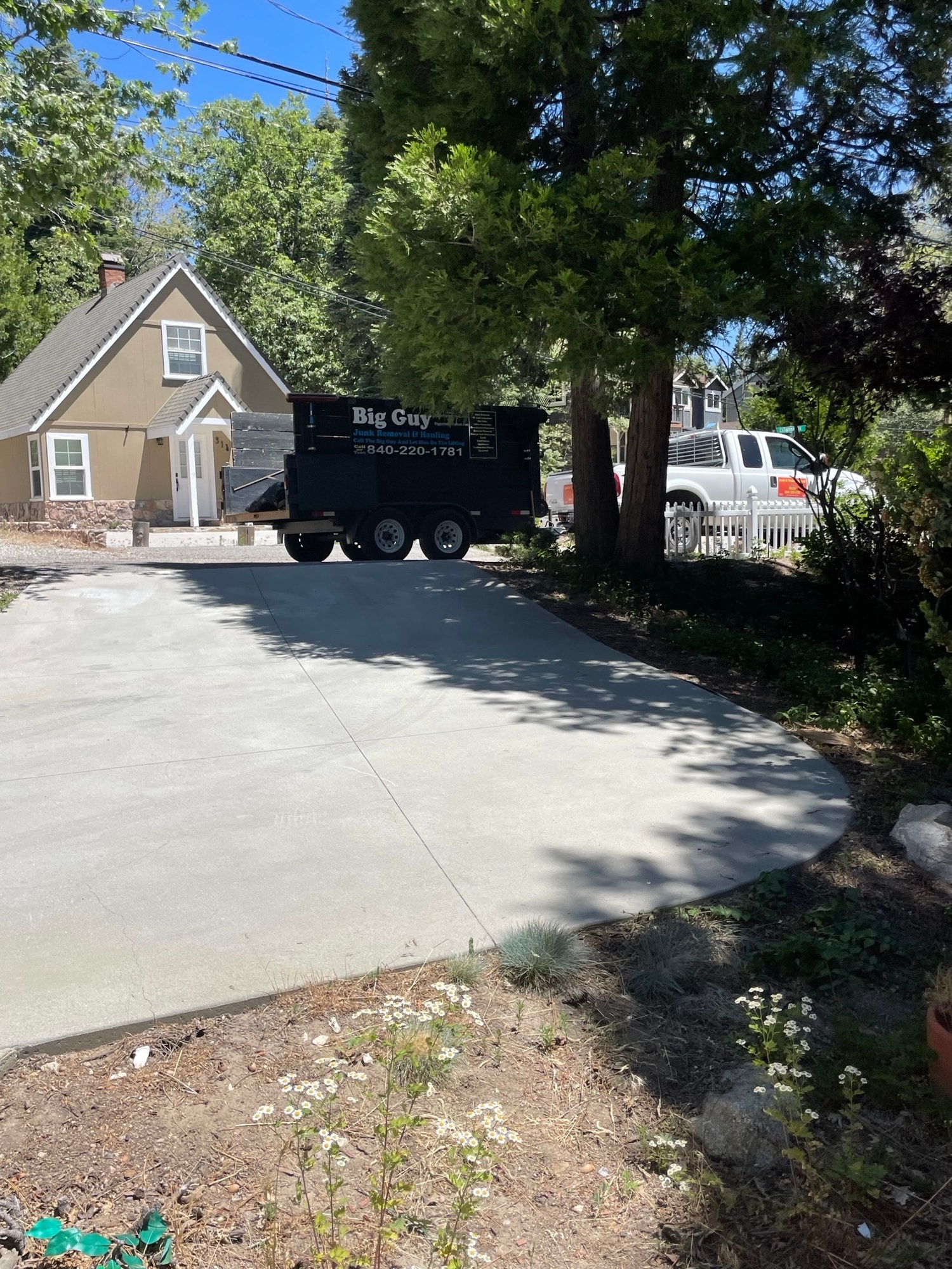 After move out cleanup in Twin Peaks, CA